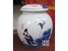 供应陶瓷手工茶叶罐，密封罐