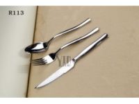 [银貂]Zen系列顶极不锈钢西餐具叉勺 头盘叉勺 摩卡勺