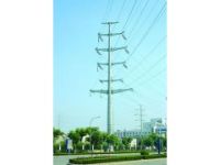 110kv電力桿塔，霸州市華興鋼桿廠