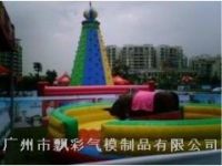 机械斗牛充气攀岩广告模型充气儿童大型乐园跳跳床水池气垫摸鱼池