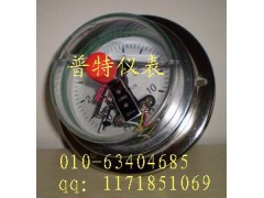 北京普特 盘装轴向耐震电接点压力表