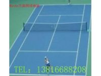 单打网球场地、上海网球地胶厂家、体育塑胶场地地胶板，网球地板