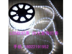 春节广场走廊亮化3528防水灯条 一米60珠白光不放水灯条