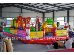 广东充气水池气垫玩具充气滚筒球充气攀岩气模滑梯充气帐篷