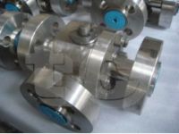 鍛鋼法蘭三通球閥  硬密封球閥