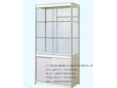 展销会高档玻璃展示柜 会展精品柜报价 八棱柱玻璃柜