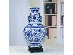 景德镇陶瓷厂家生产青花花瓶 高档花瓶批发定做 万业陶瓷花瓶