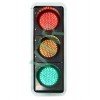 三色三聯機動車信號燈-led太陽能滿屏紅綠燈
