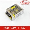 24V 1.5A单组输出开关电源 35w LED开关电源