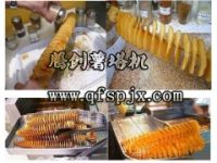 魔薯土豆機(jī),旋轉(zhuǎn)土豆棒機(jī),螺旋切洋芋機(jī)切馬鈴薯機(jī)