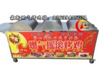 全自動(dòng)旋轉(zhuǎn)液化氣烤雞爐,新款立式無(wú)煙燃?xì)饪倦u車,搖滾烤雞爐