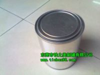 圆形1L装液体铁罐,1KG/公斤白电油铁罐,1升装胶水铁罐