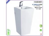 方太衛(wèi)浴 連體立柱盆洗臉盆洗手盆臺(tái)盆陶瓷衛(wèi)浴潔具