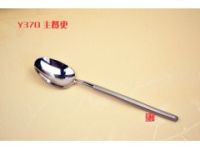 供應高檔不銹鋼餐勺 不銹鋼西餐餐具 酒店外貿(mào)刀叉勺