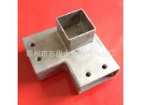 鋅鋼護(hù)欄配件  陽(yáng)臺(tái)護(hù)欄配件  鑄鋁矩形管三通