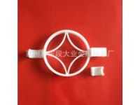 鋅鋼護欄配件  室外柵欄配件  塑料對扣金錢圈