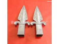 鋅鋼護(hù)欄配件  室外柵欄配件  25加長(zhǎng)版方標(biāo)頭