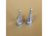 鋅鋼護(hù)欄配件  室外柵欄配件 鑄鋁圓標(biāo)頭