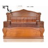1.8洋花西式大床-红木款式-古典家具-缅甸花梨材质