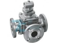 美標(biāo)三通法蘭口球塞閥