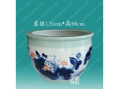 供应手绘青花陶瓷大缸，景德镇陶瓷大缸，定做价格