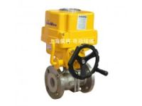 Q941F4電動法蘭襯氟球閥，調(diào)節(jié)型襯氟球閥