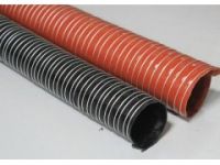 耐酸碱黑色矽胶耐热风管  耐热老化矽胶风管长期供应