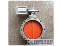 V2FS雙法蘭 氣動(dòng)粉塵蝶閥 氣動(dòng)粉體蝶閥