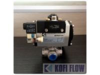 Q614，Q615氣動三通球閥 T型 L型