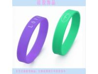 硅膠飾品定做廠家 新款平面硅膠手環(huán) 情侶運動手環(huán)