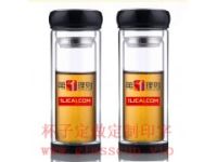 雙層透明玻璃杯 水晶玻璃杯 承德玻璃杯