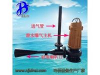 射流曝气机QSB0.75单向曝气机低噪音曝气机污水曝气机