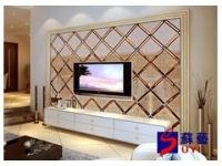 藝術玻璃電視背景墻