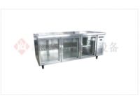 商用冰柜系列：LONPON隆邦：双玻璃门直冷冷藏工作台