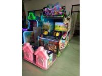 河南胖達熊動漫兒童游戲機射球機狼來了