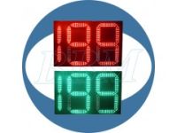 供應(yīng)BBM 倒計時 900mm紅色兩位半倒計時交通信號燈