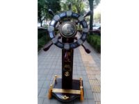 陜西慶典工藝品領(lǐng)航舵大擺件直銷廠家