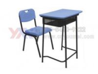 供应石家庄钢塑课桌椅YM001 钢塑课桌椅厂家直销