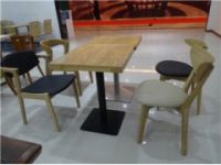 西餐厅餐桌椅价格，广州双邻厂家定制优质西餐厅餐桌椅