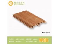 佛山綠眾生態(tài)木學(xué)校餐廳裝修墻面板 W90零甲醛釋放