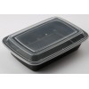 美式餐盒850ml一次性塑料便当饭盒