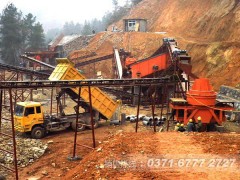 石料生产线工作时破碎机堵塞了怎么办