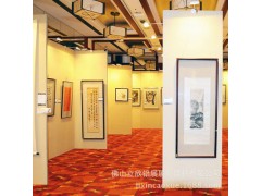 浙江杭州40方柱无缝对接包边艺术板墙无缝艺术展板