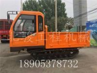 遼寧工程礦石運(yùn)輸車 建筑履帶自卸車 農(nóng)田履帶拖拉機(jī)