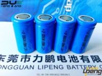 力鵬 廠家 供應3.7v16340鋰電池 650mah
