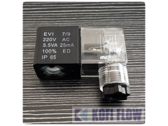 电磁阀线圈 EVI 220V 5.5VA mpm插座头