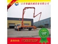 泵車工作視頻，小型混凝土泵車性能特點