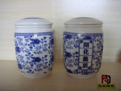 景德镇定做陶瓷腐乳罐，陶瓷枣罐，高档米罐厂家，茶叶罐设计