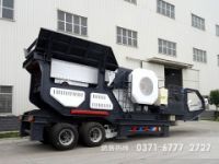 紅星牌輪胎式移動破碎站如何YXX58