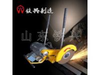 易損件鋸片→DQG-3電動鋼軌切軌機→每天賣出五十臺